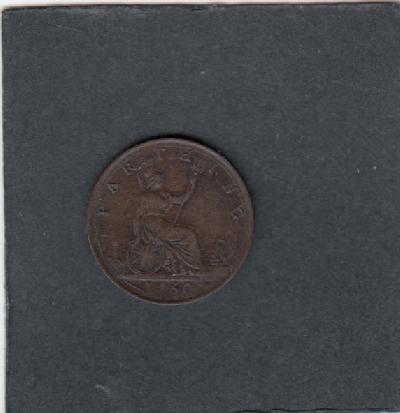 Beschrijving: 1 Farthing  VICTORIA 